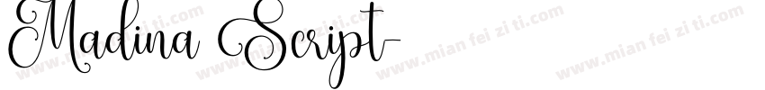 Madina Script字体转换